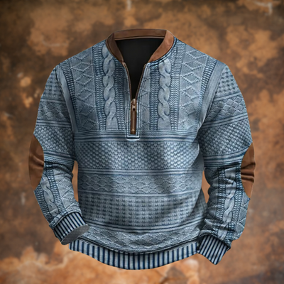 Lorenzo | Maglione Uomo a Mezza Zip con Stile Moderno e Comfort Quotidiano