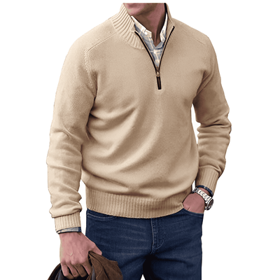 JERSEY | Maglione invernale zip confortevole ed elegante
