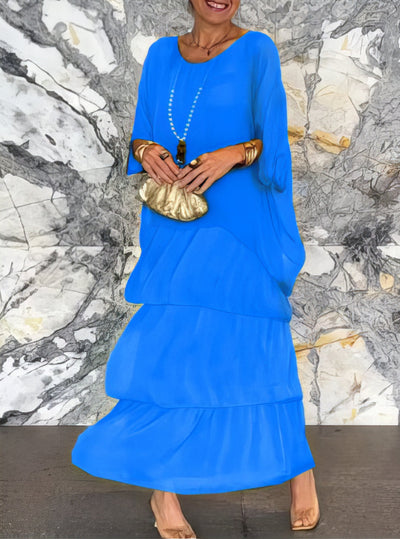 Caroline | Elegante Abito Maxi Confortevole per Tutte le Occasioni