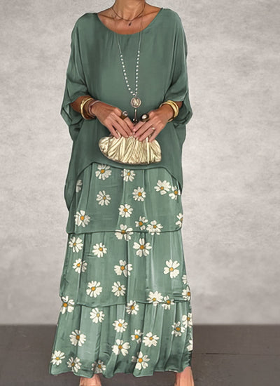 Caroline | Elegante Abito Maxi Confortevole per Tutte le Occasioni